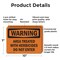 Signmission Treated With Herbicides Do Not Enter OSHA Warning Sign, Plastic, 10in W x 7in L, 2PK OS-2PACK-WS-P-710-L-12437 - alternate 6